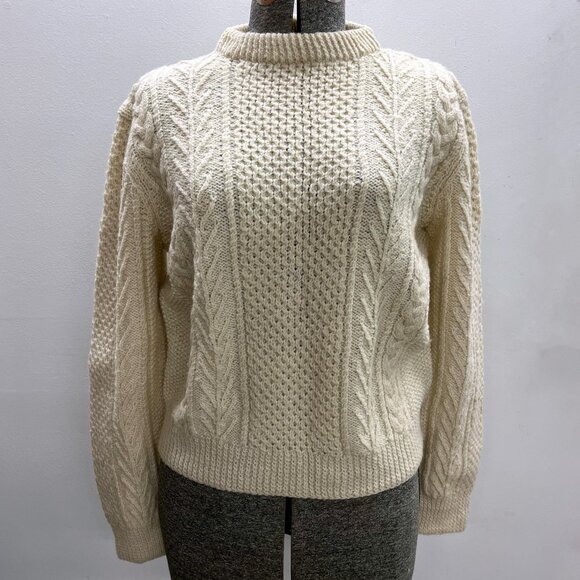 Vintage Hand Knit Sweater | Cable Knit - Picture 2 of 5